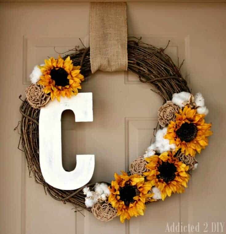 Image for Fall Monogram Wreath