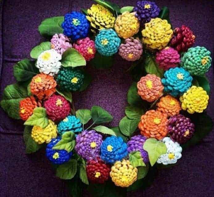 Image for Pine Cone Wreath Lots Of Gorgeous Ideas