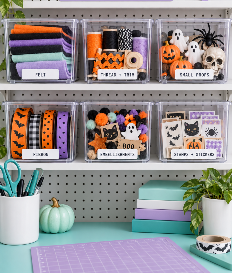 Organising Your Craft Room for Halloween Crafting Season